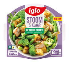 Iglo Stoom & Klaar Kip met groene groenten