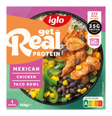 Iglo Get Real Proteïn Mexican Chicken tacobowl