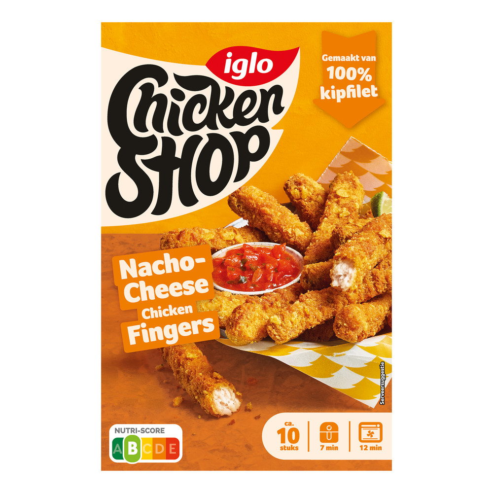Chicken Shop Nacho cheese fingers