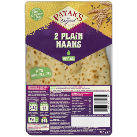 Patak's Naan Naturel