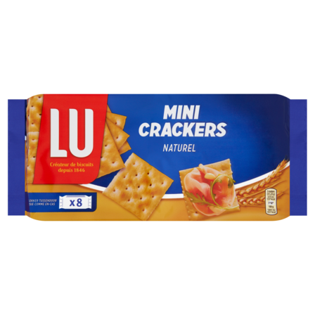 LU Mini Crackers Naturel 8 Pakjes 250 g