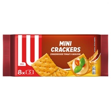 LU Mini Crackers Zongedroogde Tomaat & Basilicum