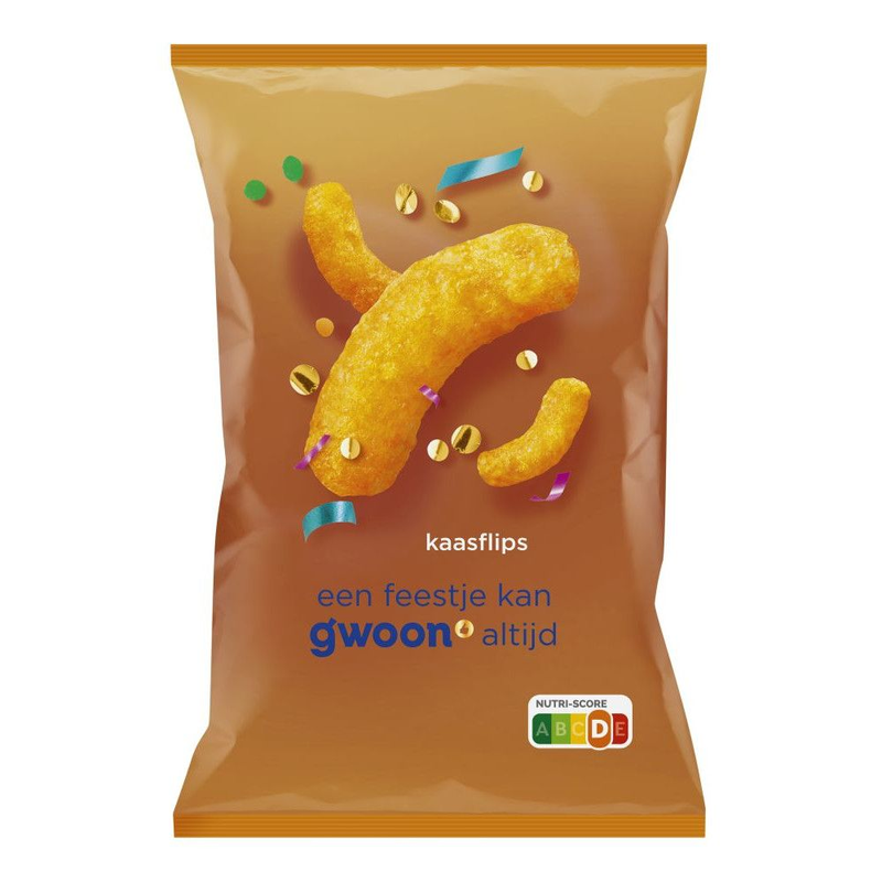 G'woon kaasflips 200gr.