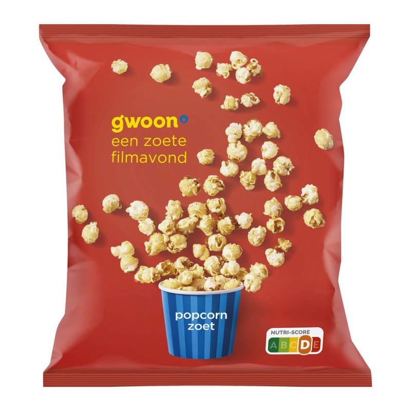 G'woon popcorn zoet175gr