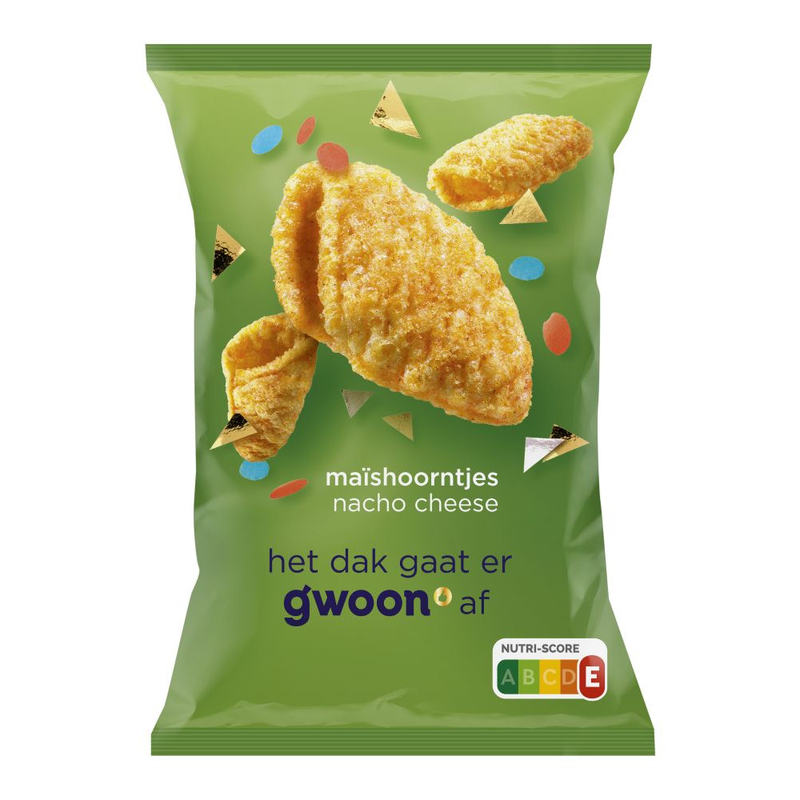 G'woon maishoorntjes nacho cheese