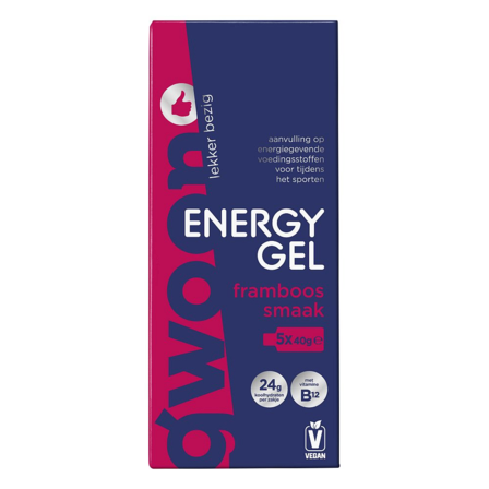 G'woon energy gel framboos