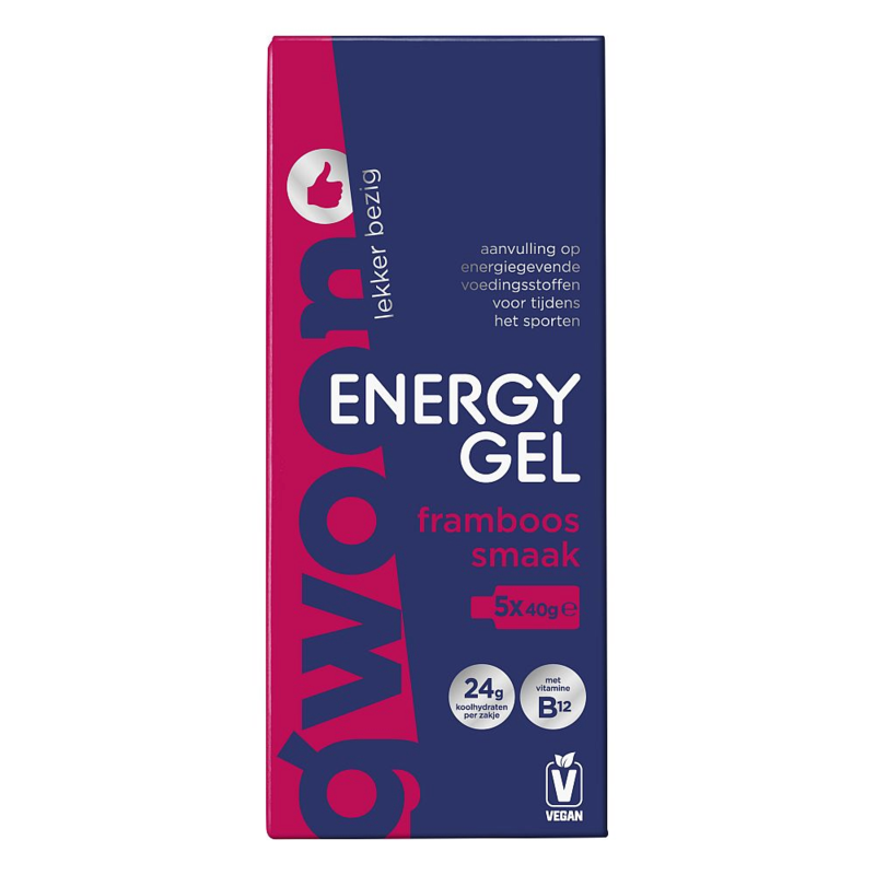 G'woon energy gel framboos