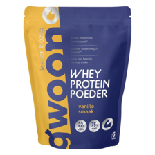 G'woon whey proteine poeder vanille