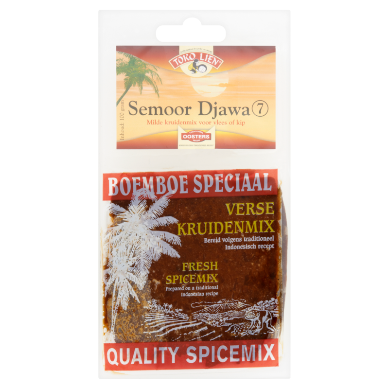 Toko Lien Boemboe Speciaal Verse Kruidenmix Semoor Djawa Nr 7 100 g