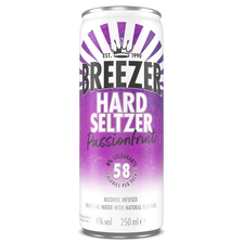 Breezer hard seltzer passievrucht