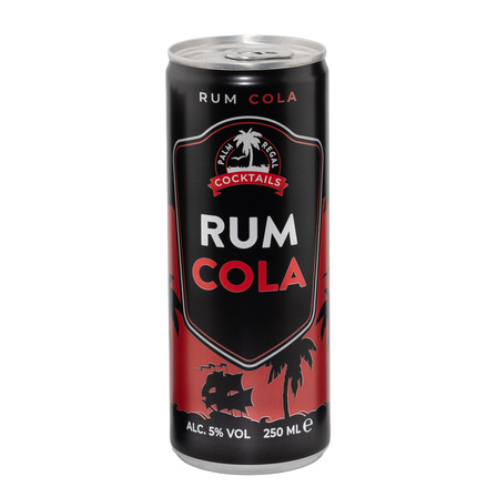 Palm Regal rum & cola