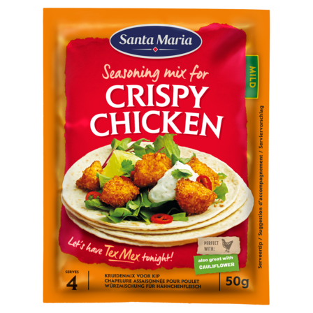 Santa Maria Crispy Chicken Kruidenmix Mild 50 g