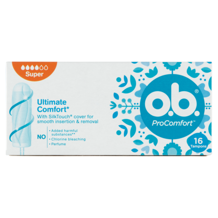 O.B. ProComfort Tampons Super 16 Stuks