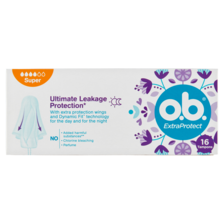 O.B. ExtraProtect Tampons Super 16 Stuks