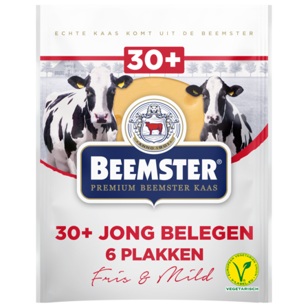 Beemster Jong Belegen 30+ plakken 150 g