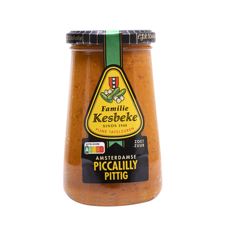 Kesbeke Pittige Piccalilly  pot 370 ml.