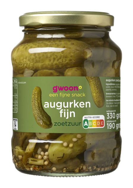 g'woon Zoetzure Augurken Fijn
