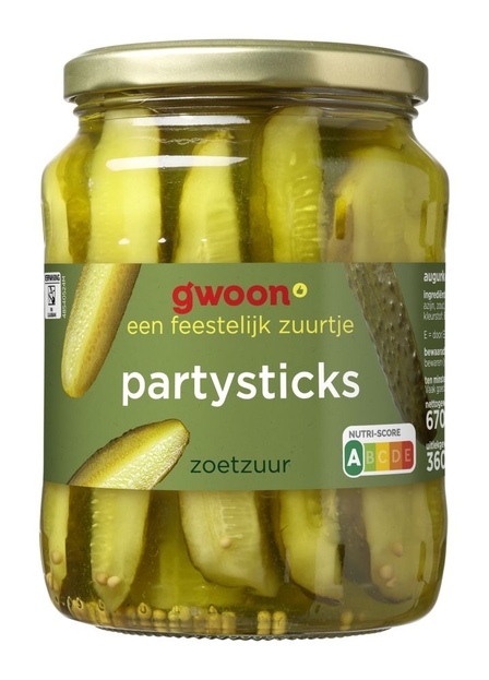 g'woon Zoetzure Partysticks