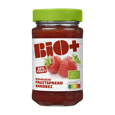Bio+ Aardbeien Fruitspread
