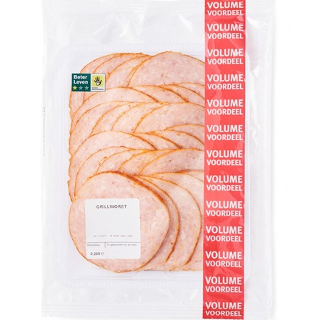 Voordeel Grillworst Volume Voordeel  200 gram