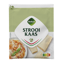 Melkan Italiaanse stijl geraspte en gedroogde kaas
