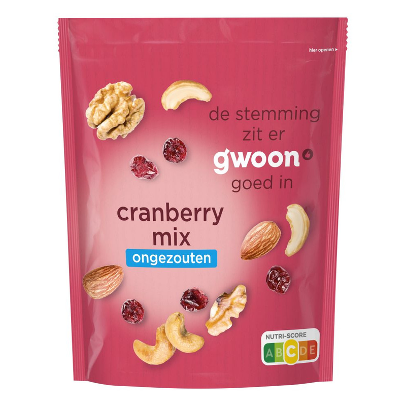 G'woon cranberrymix ongez. 200