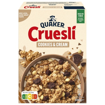 Quaker Cruesli Cookies & Cream