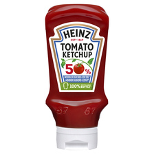 Heinz Tomaten Ketchup 50% minder suikers & zout