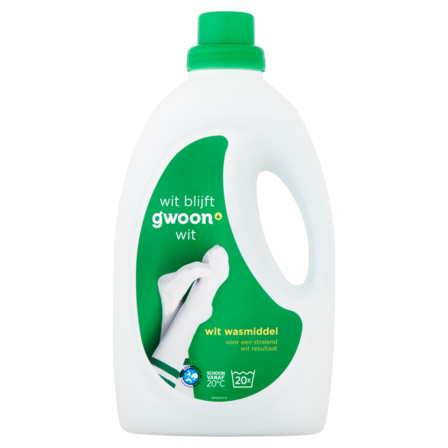 g'woon Wit Wasmiddel 1100 ml 20 Wasbeurten