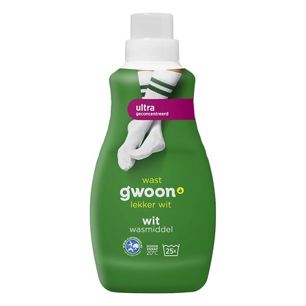 G'woon geconcentreerd wasmiddel wit