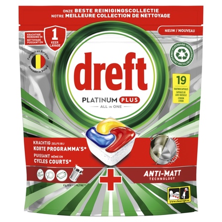 Dreft Platinum Plus  All in One