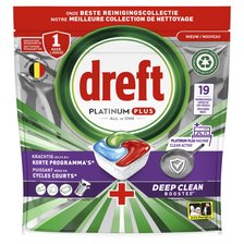 Dreft Platinum Plus All in One  Clean Fresh Herbal Breeze