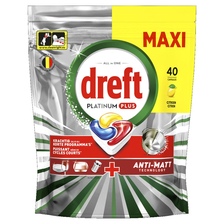 Dreft Platinum Plus Vaatwascapsules, Citroen