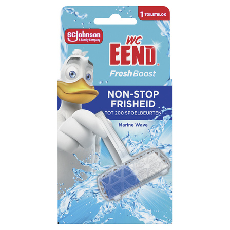 WC Eend toiletblok fresh boost houder marine wave