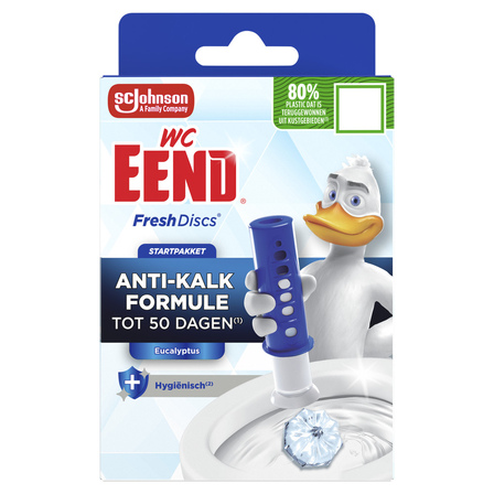 WC Eend toiletblok fresh discs houer anti kalk formuler