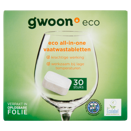 g'woon Eco All-in-One Vaatwastabletten