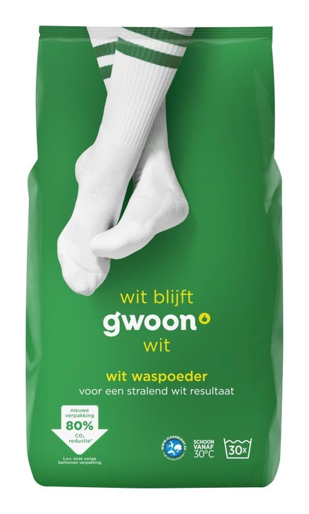 g'woon Wit Waspoeder 2,025 kg 30 Wasbeurten