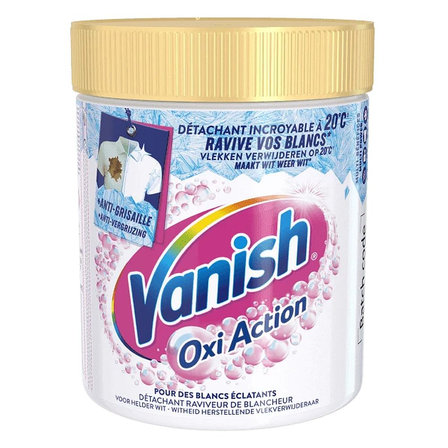 Vanish Oxi Action vlekverwijderaar poeder witte was
