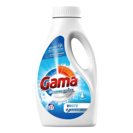 GAMA vloeibaar wasmiddel wit 21sc