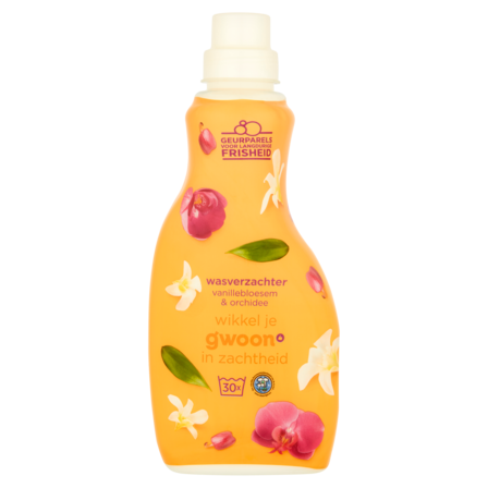 g'woon Wasverzachter Vanillebloesem & Orchidee 750 ml 30 Wasbeurten