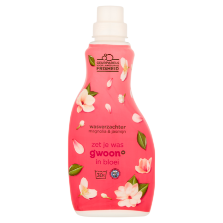 g'woon Wasverzachter Magnolia & Jasmijn 750 ml 30 Wasbeurten