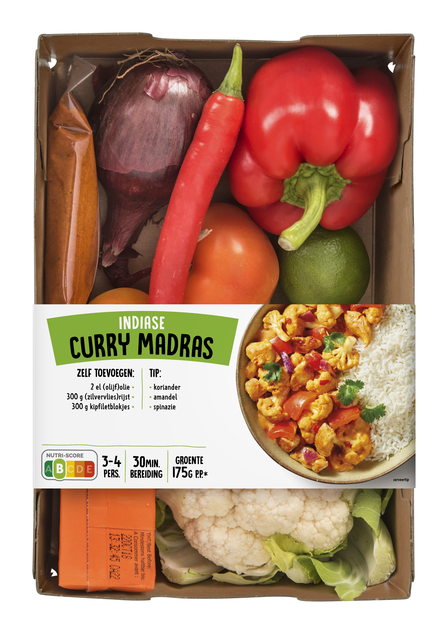 Verspakket Indiase Curry Madras