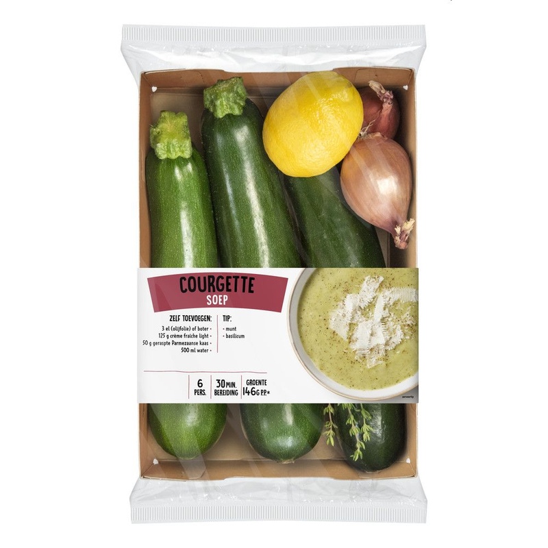 Verspakket courgettesoep