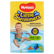 Huggies Little Swimmers Zwembroekjes Maat 3-4 7-15 kg 12 Stuks
