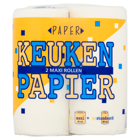 Paper Keukenpapier Maxi Rollen 2 Stuks