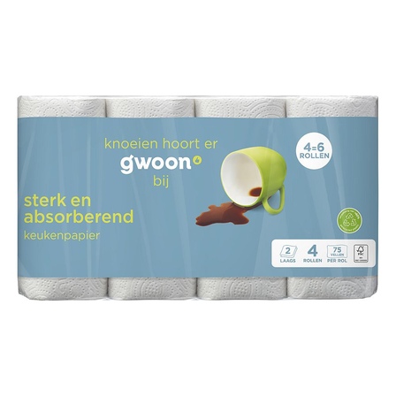 Gwoon 2 laags keukenrol