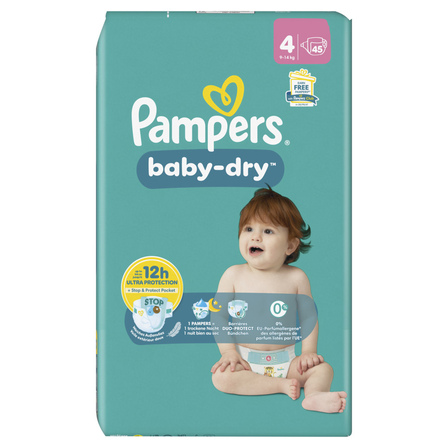 Pampers Babydry 4 Valuepack 9-14 kg