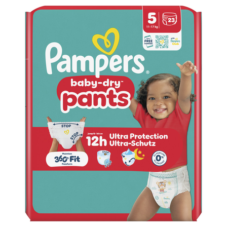 Pampers Babydry Pants no.5, 12-17 kg