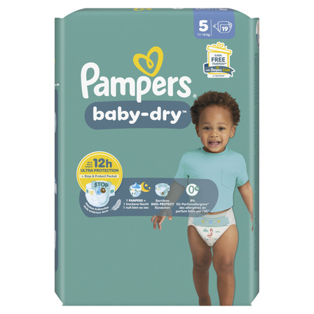 Pampers Babydry  Luiers no.5