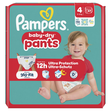 Pampers Babydry Pants No.4, 9-15 kg